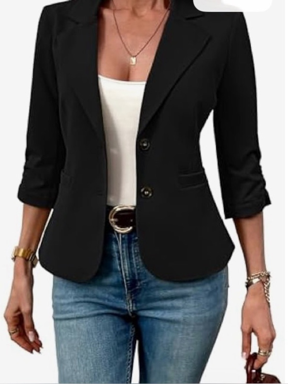 Banana Republic, Navy Blue 3 Button Blazer